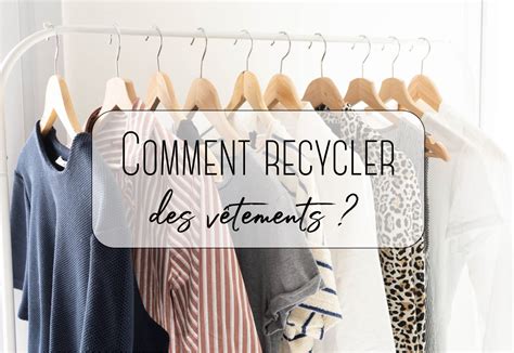 recycler des vêtements.